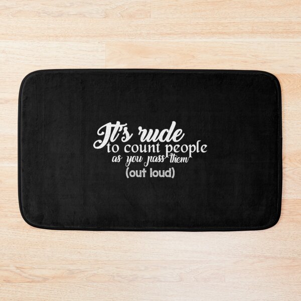 Item preview, Funny Cross Country - It's Rude To Count People designed and sold by NathanVrij.