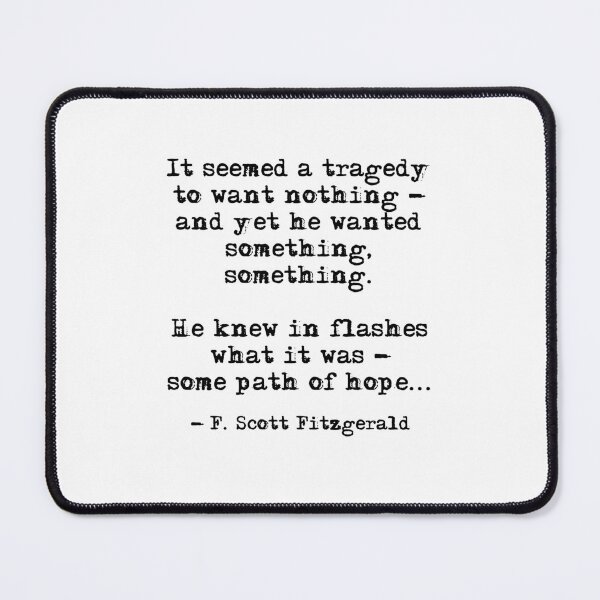 Item preview, Some path of hope - Fitzgerald quote designed and sold by peggieprints.