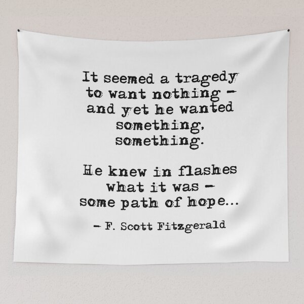 Item preview, Some path of hope - Fitzgerald quote designed and sold by peggieprints.