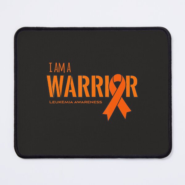 Item preview, I am a Warrior Leukemia Cancer Awareness  designed and sold by Miriam Brayan.