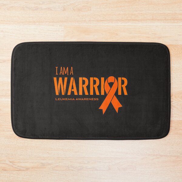 Item preview, I am a Warrior Leukemia Cancer Awareness  designed and sold by Miriam Brayan.