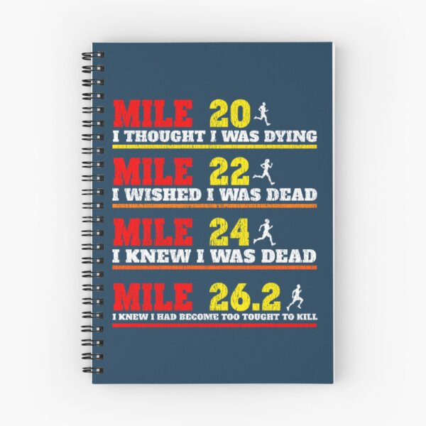 Item preview, Funny Marathoner Runner Thoughts Running Joke designed and sold by NathanVrij.