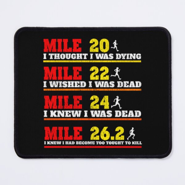 Item preview, Funny Marathoner Runner Thoughts Running Joke designed and sold by NathanVrij.