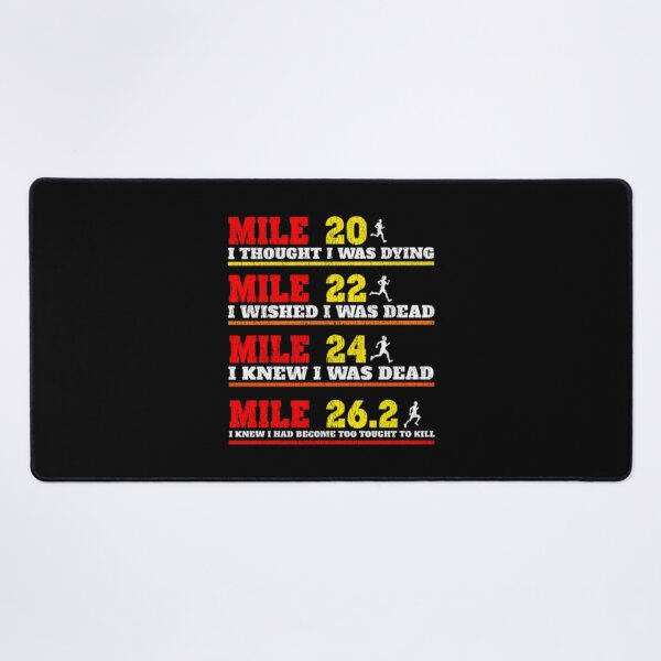Item preview, Funny Marathoner Runner Thoughts Running Joke designed and sold by NathanVrij.