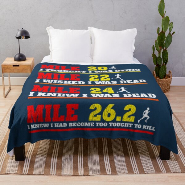 Item preview, Funny Marathoner Runner Thoughts Running Joke designed and sold by NathanVrij.