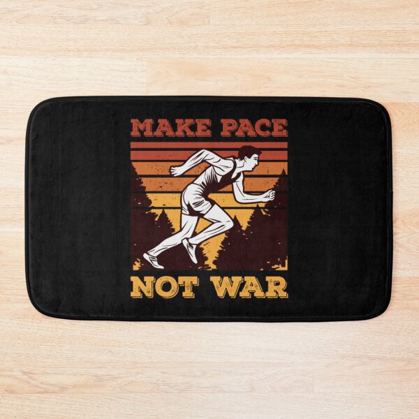 Item preview, Funny Retro Running Runner Gift Make Pace Not War designed and sold by NathanVrij.
