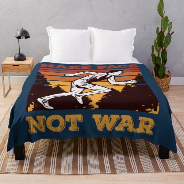 Item preview, Funny Retro Running Runner Gift Make Pace Not War designed and sold by NathanVrij.