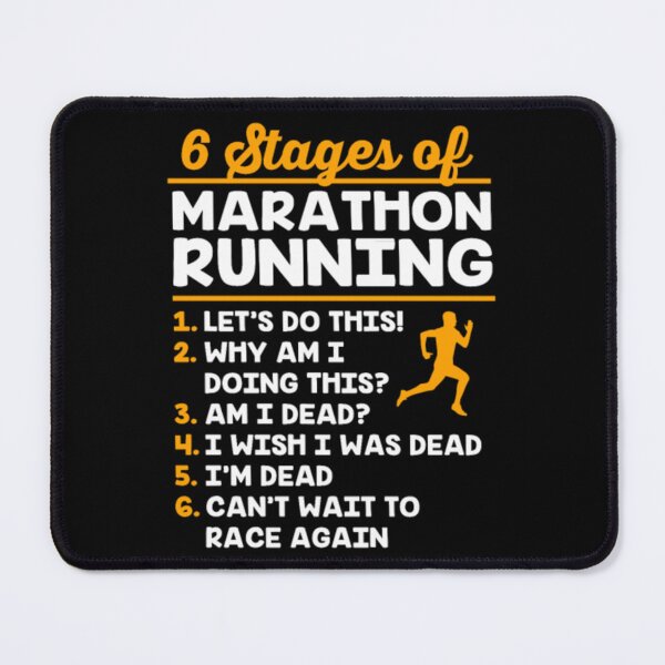 Item preview, Funny Runner 6 Stages Of Marathon Running designed and sold by NathanVrij.