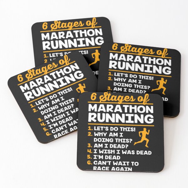 Item preview, Funny Runner 6 Stages Of Marathon Running designed and sold by NathanVrij.