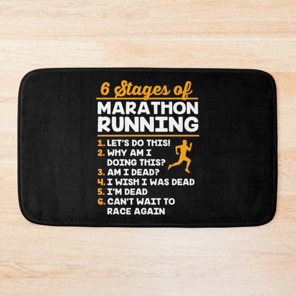 Item preview, Funny Runner 6 Stages Of Marathon Running designed and sold by NathanVrij.