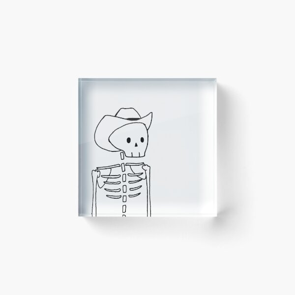 Item preview, skeleton cowboy designed and sold by kenzclaireheard.