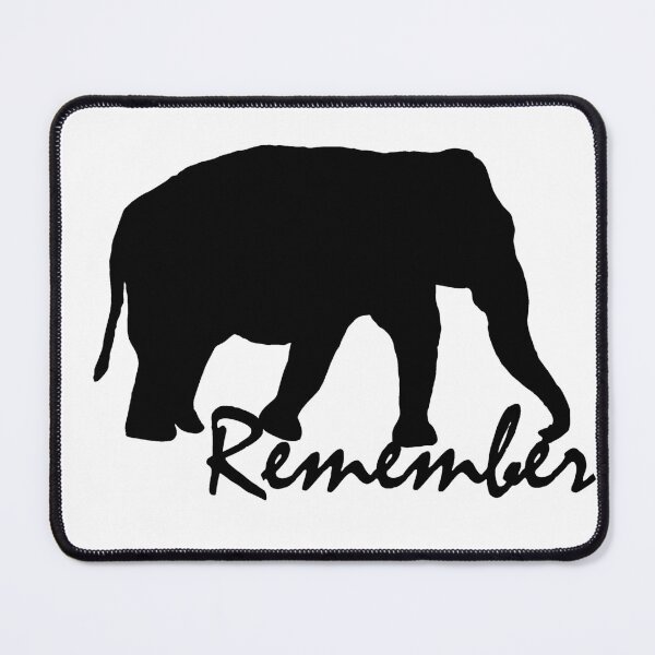 Item preview, Remember Elephant silhouette designed and sold by IndependentLife.