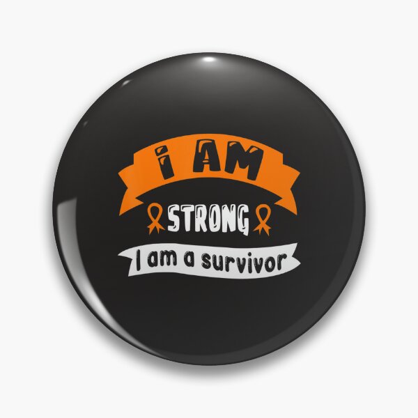 Item preview, I Am Strong I Am A Survivor  Leukemia Cancer Awareness  designed and sold by Miriam Brayan.