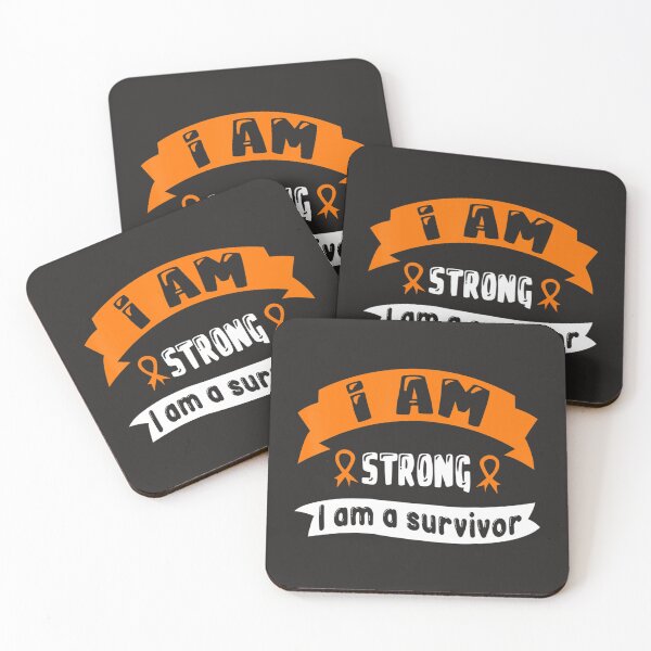 Item preview, I Am Strong I Am A Survivor  Leukemia Cancer Awareness  designed and sold by Miriam Brayan.
