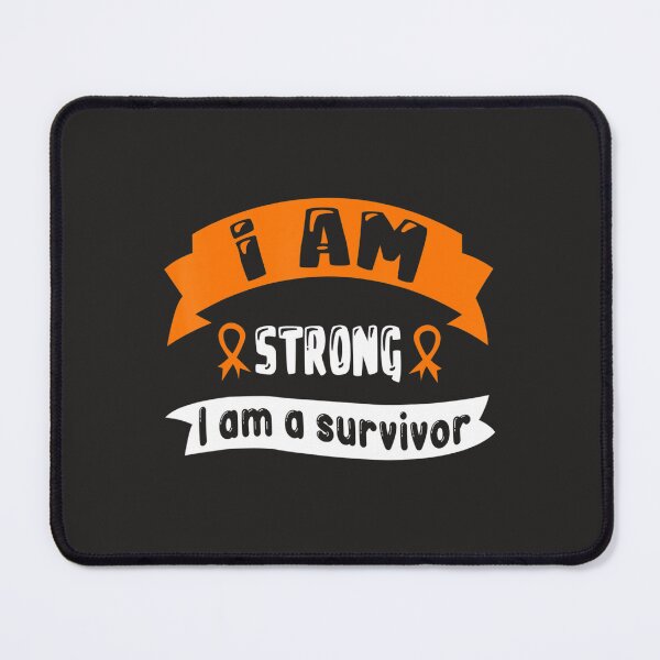 Item preview, I Am Strong I Am A Survivor  Leukemia Cancer Awareness  designed and sold by Miriam Brayan.