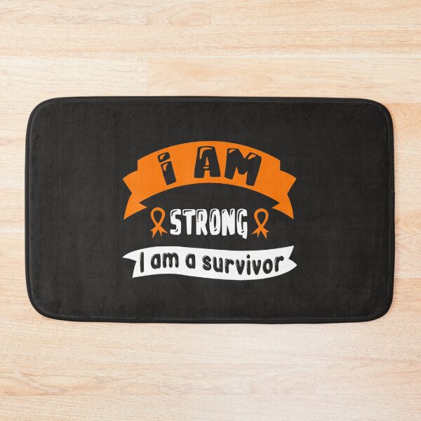 Item preview, I Am Strong I Am A Survivor  Leukemia Cancer Awareness  designed and sold by Miriam Brayan.