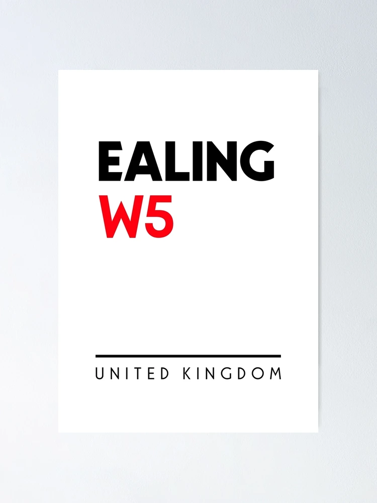 Thumbnail 1 of 3, Poster, Ealing W5 Postal Code designed and sold by Rajadrone.