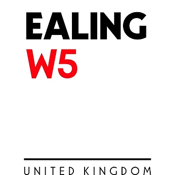 Artwork thumbnail, Ealing W5 Postal Code by Rajadrone