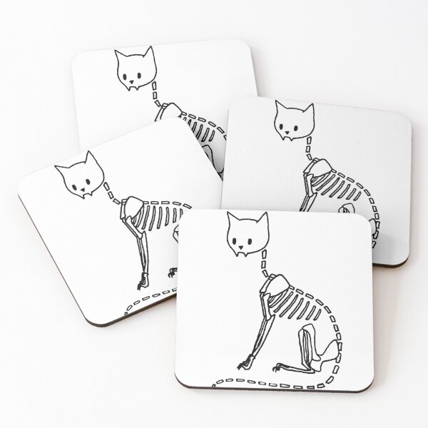 Item preview, skeleton cat designed and sold by kenzclaireheard.