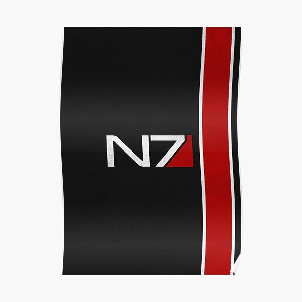 N7 Iconic Design Poster