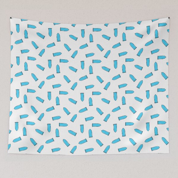 Item preview, condom seamless doodle pattern designed and sold by zizimentos.