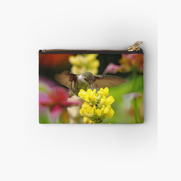 Item preview, Ruby Throated Hummingbird In Summer Garden designed and sold by Debbie Oppermann.