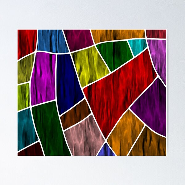 Item preview, Colorful mosaic pattern designed and sold by janusa.
