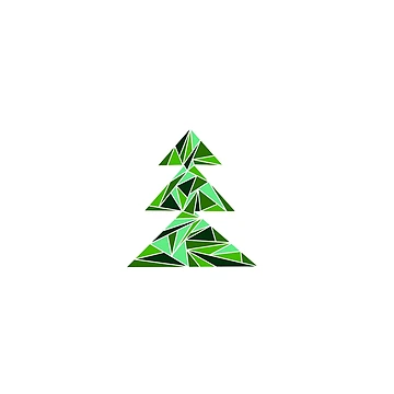 Artwork thumbnail, Simple Geometric Tree by IIZII