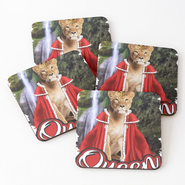 Item preview, queen of the jungle / lion / lion king /  designed and sold by SuperGrafix.