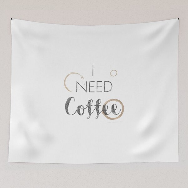 Item preview, "I Need Coffee" designed and sold by bazzadesigns.