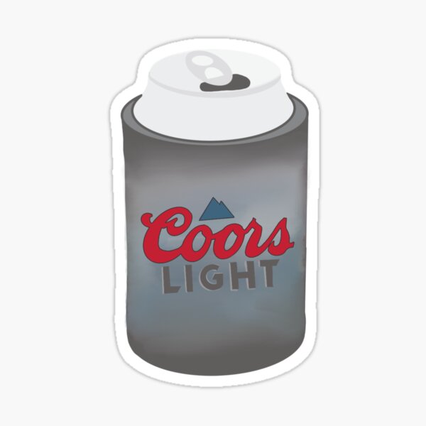 "Coors Light Koozie Sticker" Sticker for Sale by JakobCronin Redbubble