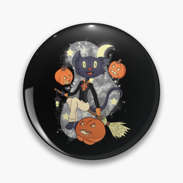 Item preview, Halloween Cat On A Broomstick     designed and sold by JUNKTEESZONE.