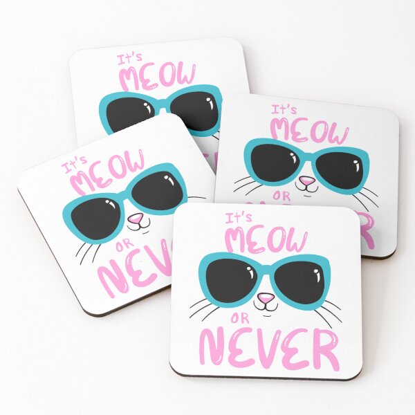 Item preview, it_s meow or never designed and sold by JUNKTEESZONE.