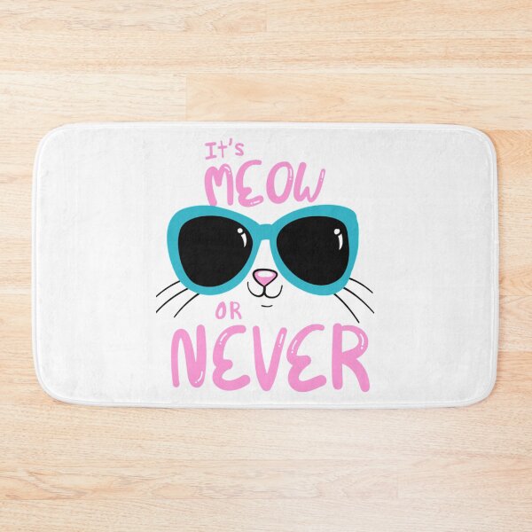 Item preview, it_s meow or never designed and sold by JUNKTEESZONE.
