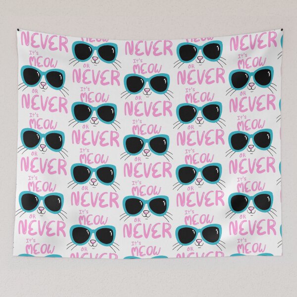 Item preview, it_s meow or never designed and sold by JUNKTEESZONE.