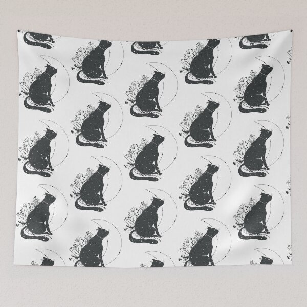 Item preview, Jiji and Moon     designed and sold by JUNKTEESZONE.