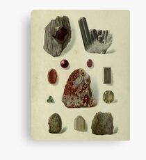 Granat Mineralien Metallbild