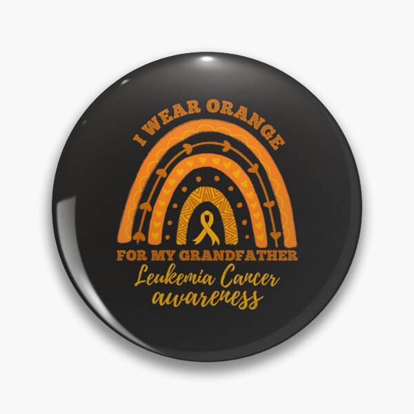 Item preview, I We Wear Orange For Grandfather Leukemia Cancer Awareness  designed and sold by Miriam Brayan.