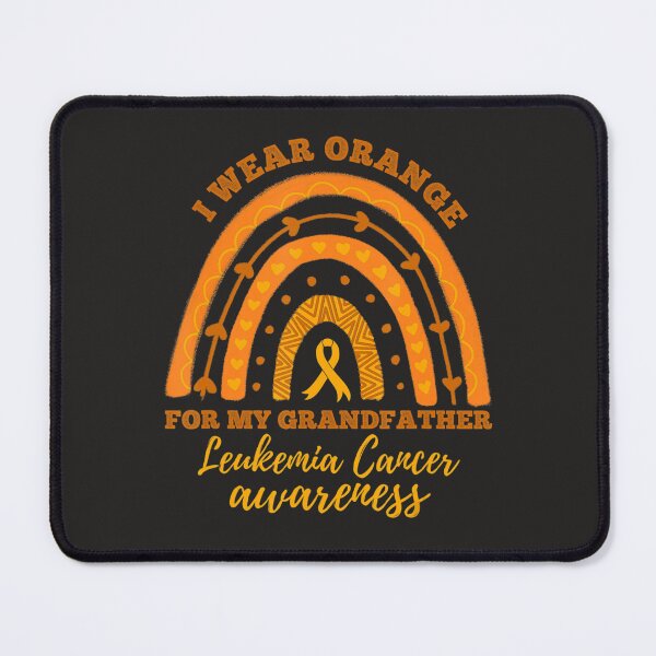 Item preview, I We Wear Orange For Grandfather Leukemia Cancer Awareness  designed and sold by Miriam Brayan.
