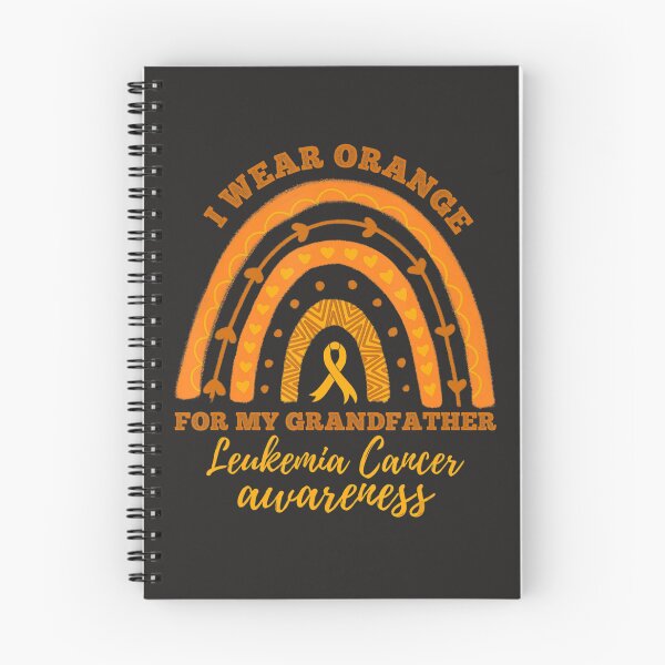 Item preview, I We Wear Orange For Grandfather Leukemia Cancer Awareness  designed and sold by Miriam Brayan.