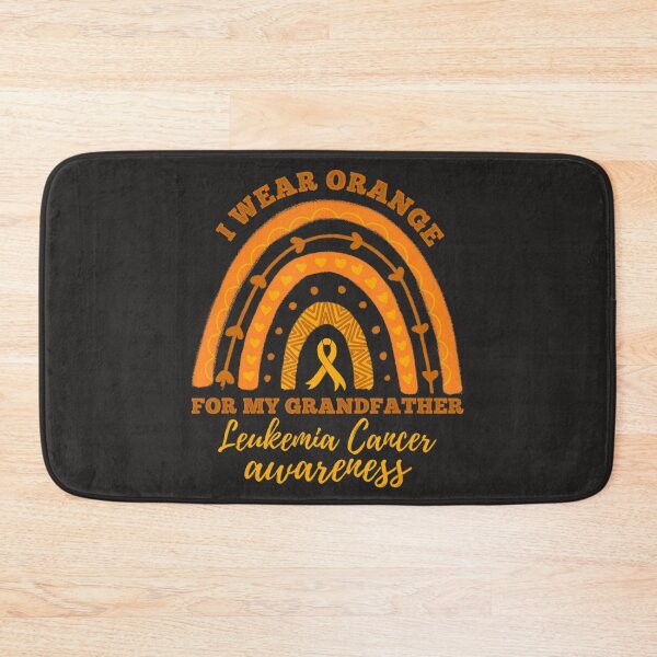 Item preview, I We Wear Orange For Grandfather Leukemia Cancer Awareness  designed and sold by Miriam Brayan.