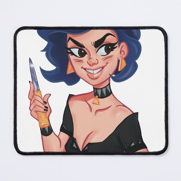 Item preview, Knife Girl (colored line) designed and sold by Superdooperman.