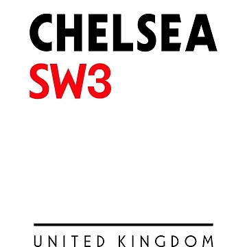 Artwork thumbnail, Chelsea Sw3 Postal Code by Rajadrone