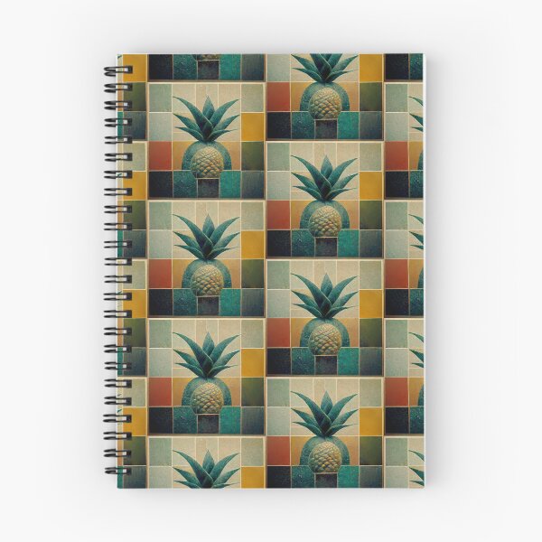 Item preview, Cubic pineapple repeat pattern designed and sold by StoneyPhenix.