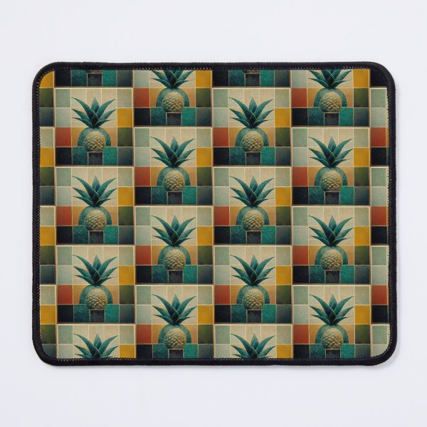 Item preview, Cubic pineapple repeat pattern designed and sold by StoneyPhenix.