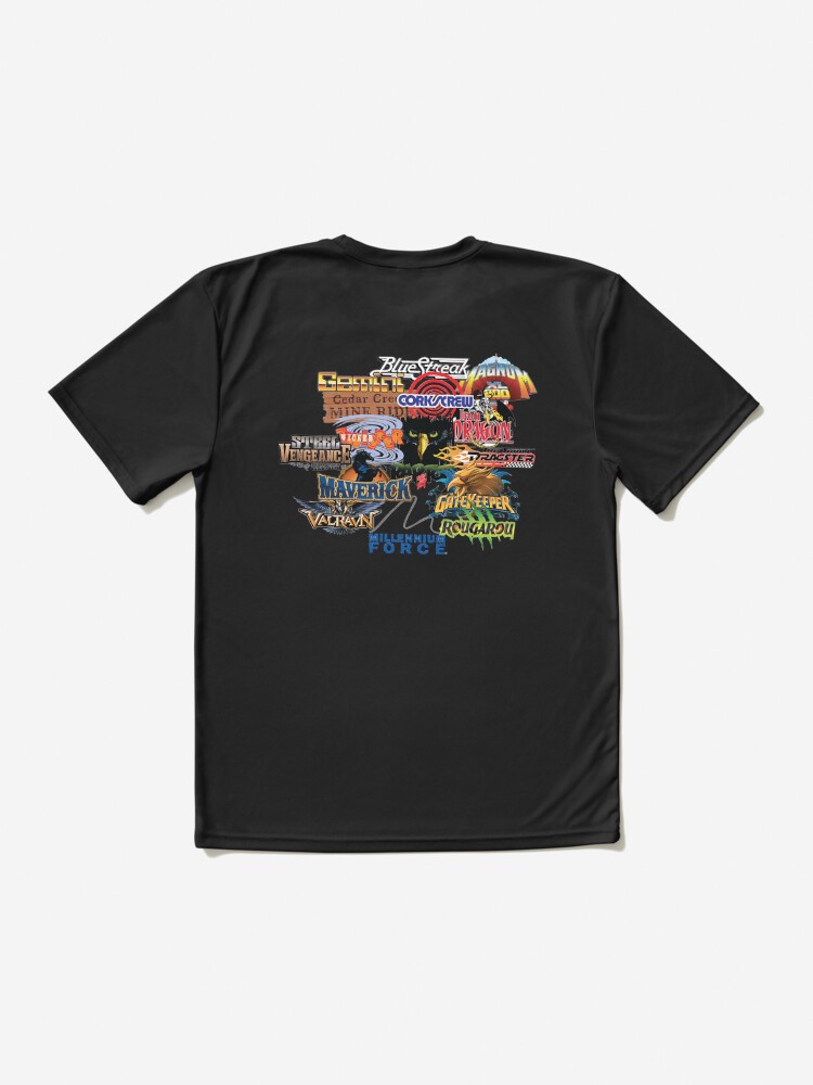 Cedar Point Roller Coaster Designer Classic T-Shirt Active T-Shirt for Sale  by ledaelyse827