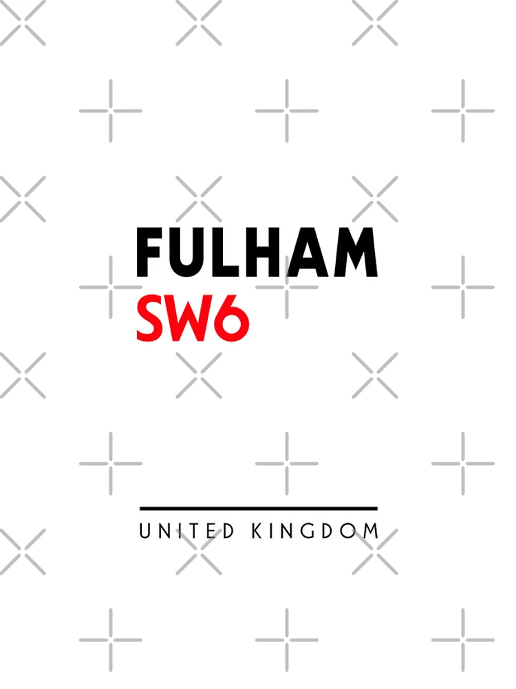 Thumbnail 4 of 4, iPhone Case, Fulham Sw6 Postal Code designed and sold by Rajadrone.