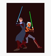 Star Wars: Anakin and Ahsoka - Master and Padawan Photographic Print
