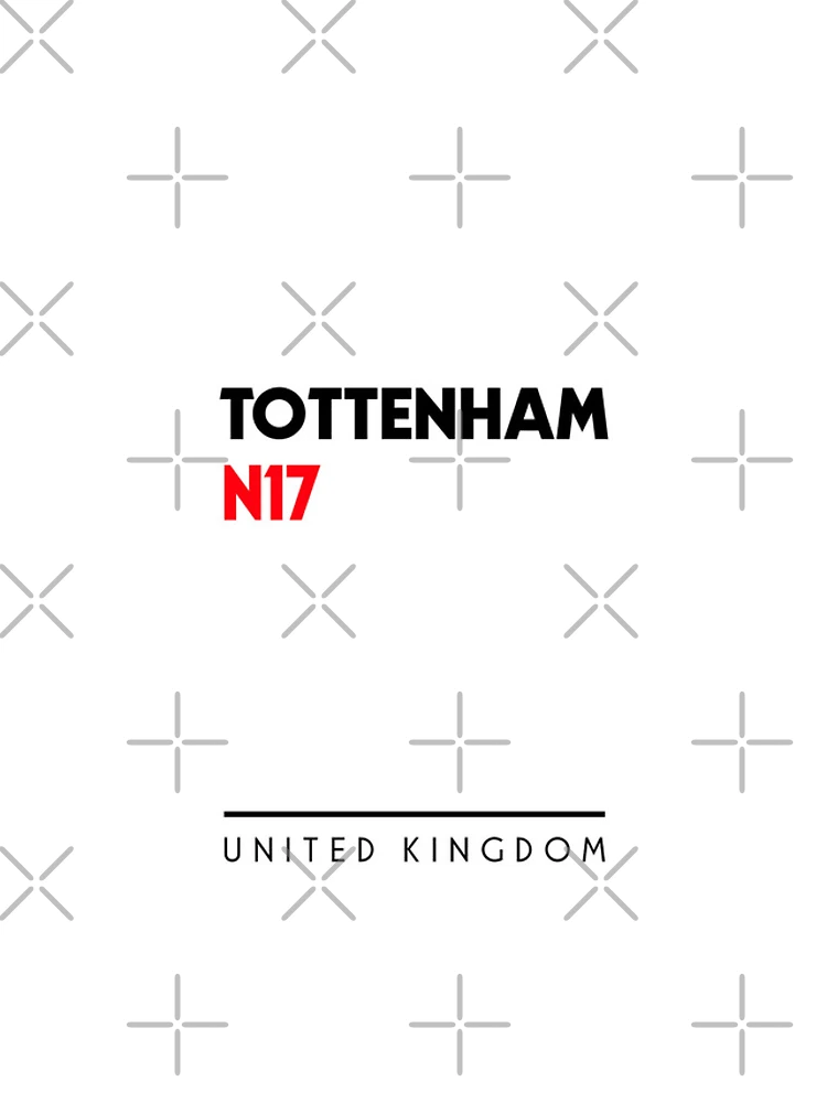 Thumbnail 4 of 4, iPhone Case, Tottenham N17 Postal Code designed and sold by Rajadrone.