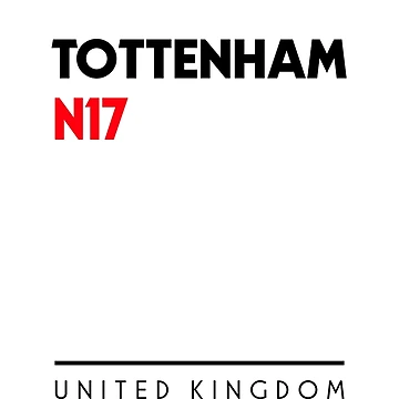 Artwork thumbnail, Tottenham N17 Postal Code by Rajadrone